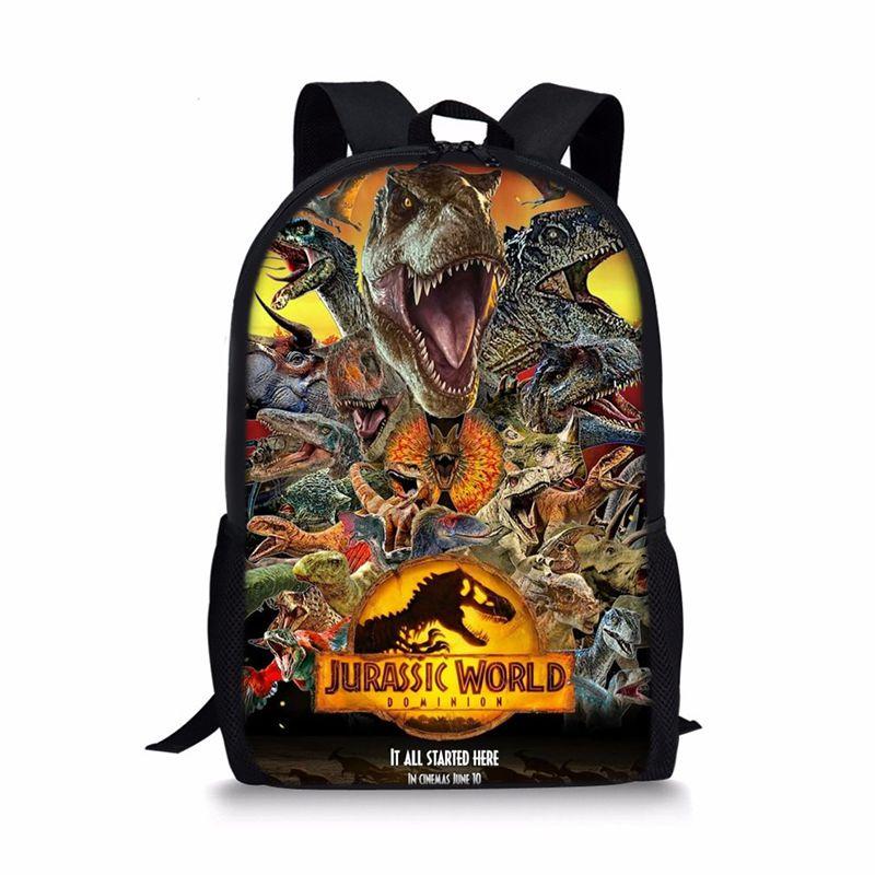 Jurassic World Dinosaurier Rucksack Große Kapazität Schultasche für Jungen und Mädchen