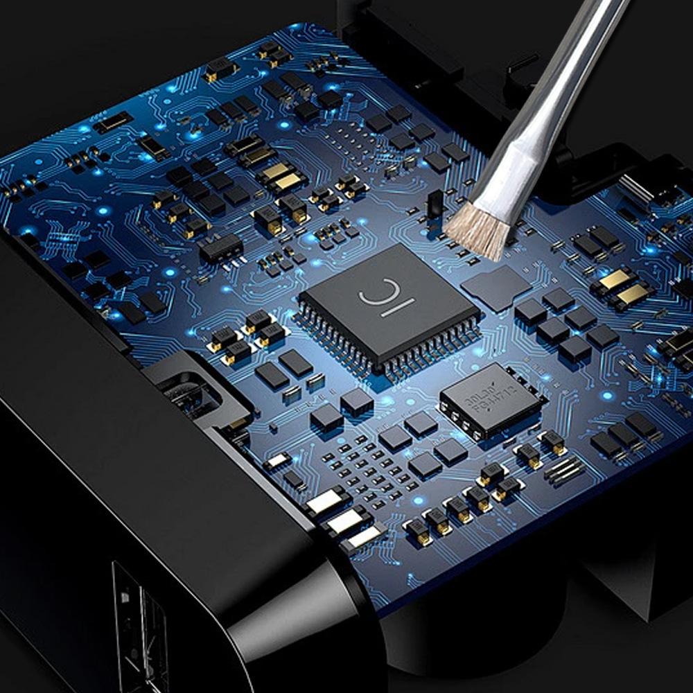 Dual-Headed Hard Bristle Brush for Mobile Phone Motherboard Repair and Solder Cleaning