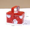 Tin Box Metal Snack Box Biscuit Box Handheld For Holiday Children'S Christmas
