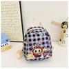 School bag School bag New Labu cloth printed cartoon cute boys and girls Large capacity lightweight spine backpack