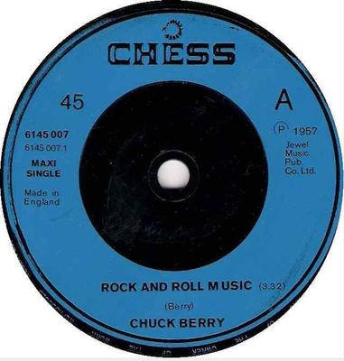 7inch Record CHUCK BERRY Rock And Roll Music 6145007 Chess 1972 UK Rock Used