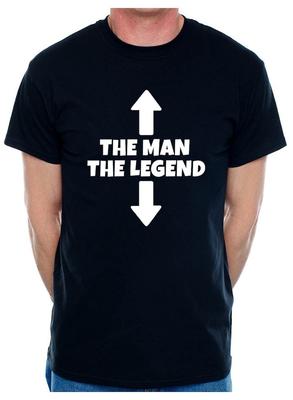 Unisexs Direction of ArrowThe Unisex The Legend Fathers Day Unisexs Birthday Novelty Funny TShirt Regular Short Sleeve Casual Style