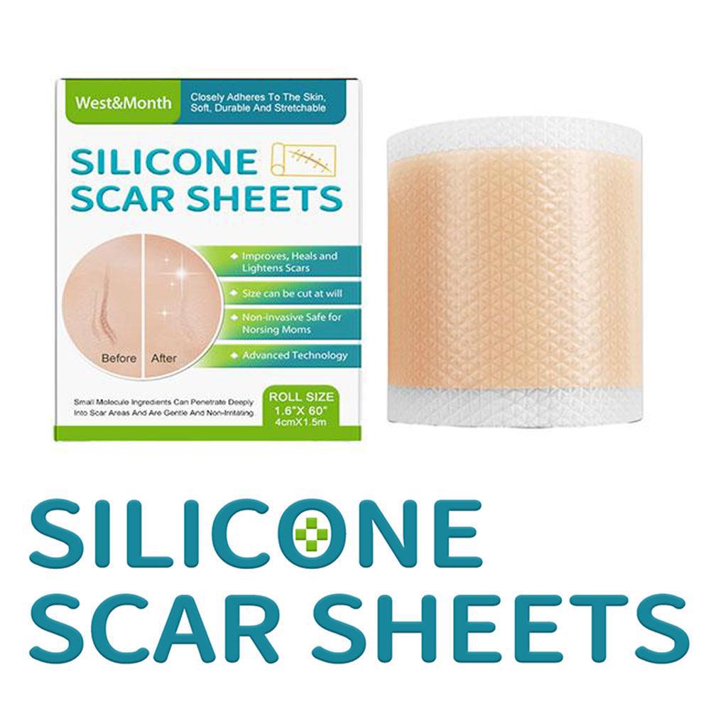 Silicone Scar Patch Waterproof Breathable and Soft For Postoperative Scars Burn Scars Acne Scar Daily Care Enhancing Skin Repair