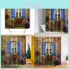 Decorative Floral Window Shower Curtain Made Of Durable Polyester