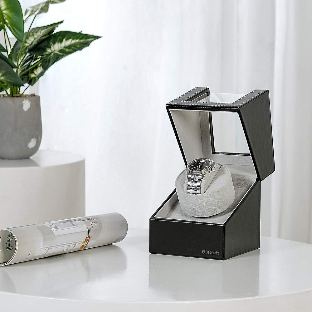 Winding machine Watch winder Automatic winding watch winding machine Made in Japan Mabuchi motor Quiet design New automatic watch PU can be used with