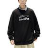 Li Ning Sweatshirts Men's Black Crew Neck Moderate Regular AWDUH43-1