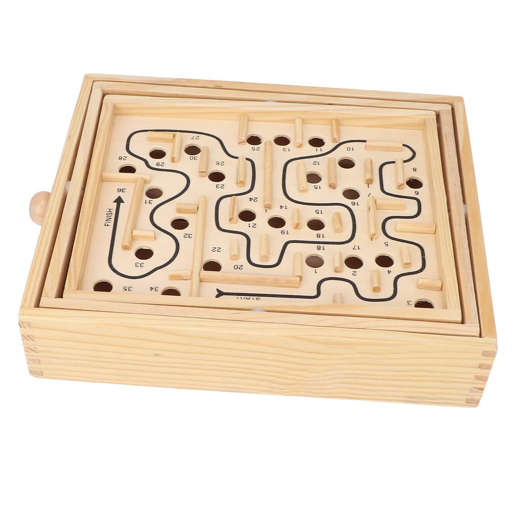 Wooden Puzzle Maze Game Toys Early Educational Learning Toys Party Favor Gift for Boy Girl