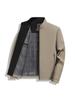Men's Stand-Up Collar Jacket - Spring/Autumn Casual Outerwear for Middle-Aged and Older Men
