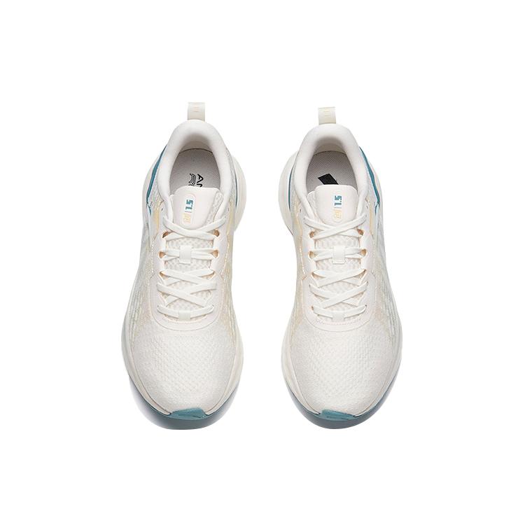 Anta Tron 1.5 Big Data Cushioning Slip Resistant Abrasion Resistant Low top Running Shoes White Blue 112135586-3