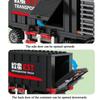 Creative City Scene Serie Baustein Kühlbox LKW Transportfahrzeug EST LKW Modellbau Auto Spielzeug für Jungen