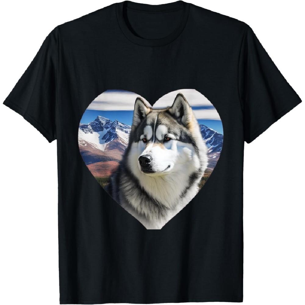 

Alaskan Malamute Love - Alaskan Malamute T-Shirt S