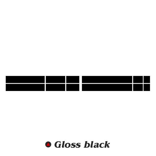 Ford Mustang Motorhaubenstreifen Aufkleber - GT Parallellinien Aufkleber zur Autodekoration