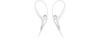 Sony Closed-back In-Ear Receiver, White, MDR-AS400IPW