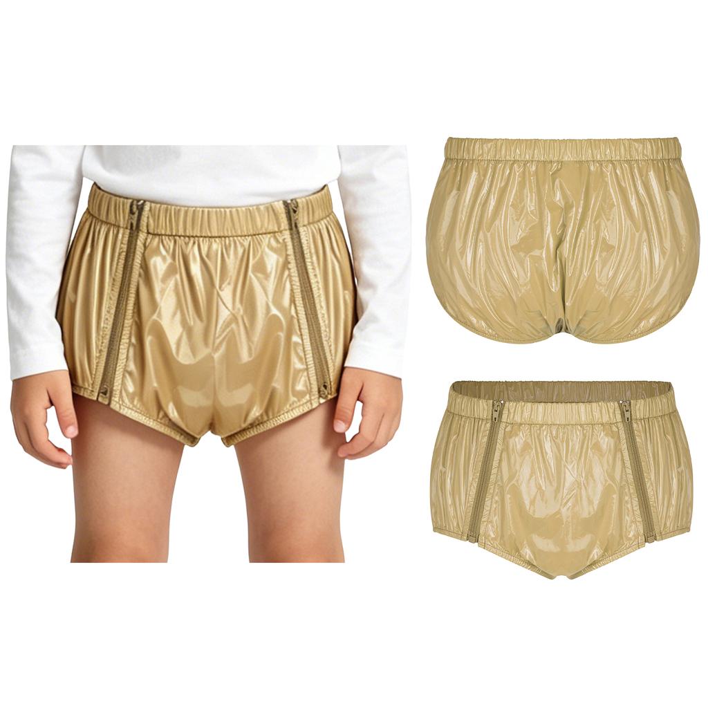 Unisex Kids Swim Diaper Cover Reusable Leakproof Water Resistant Elastic Waistband Zipper Briefs for Special Needs Pool Safety