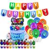 Cake Balloon Game Cupcake Topper Banner Birthday Party Supplies Decor