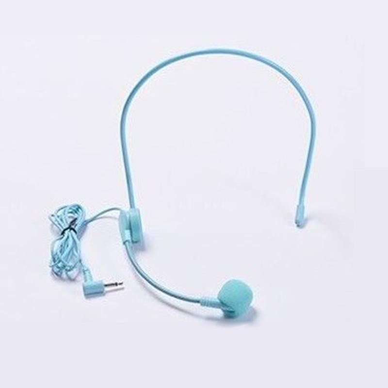 1 ks Přenosný náhlavní mikrofon s 3,5mm jackem, drátový náhlavní mikrofon pro průvodce, přednášky, řeči, výuku, schůzky