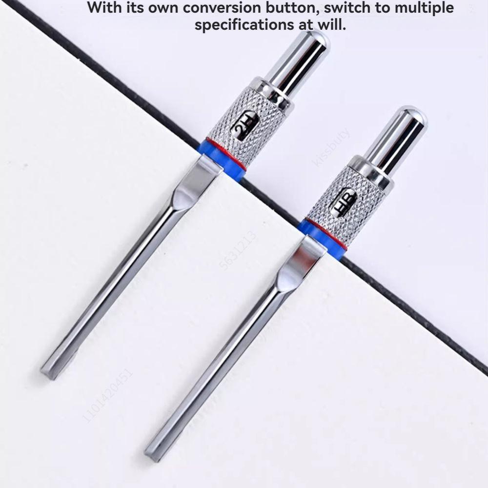 30mm Deep Hole Long Nib Mechanical Pencil Set Solid Carpenter Woodworking Tools 2.0mm 12 Colors Refill Construction Tools