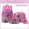 Frozen Spider-man Cartoon Kindergarten School Bag Set For Children