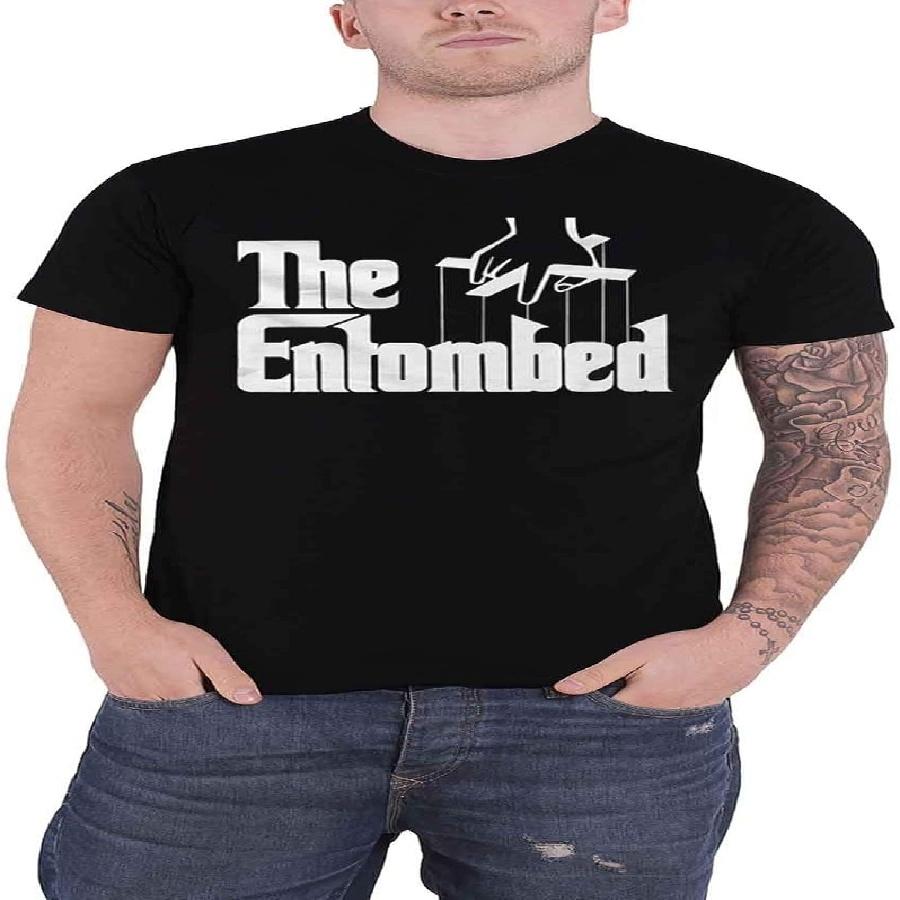Мужская футболка Entombed Крестный отец Черная XXXXXL чёрный