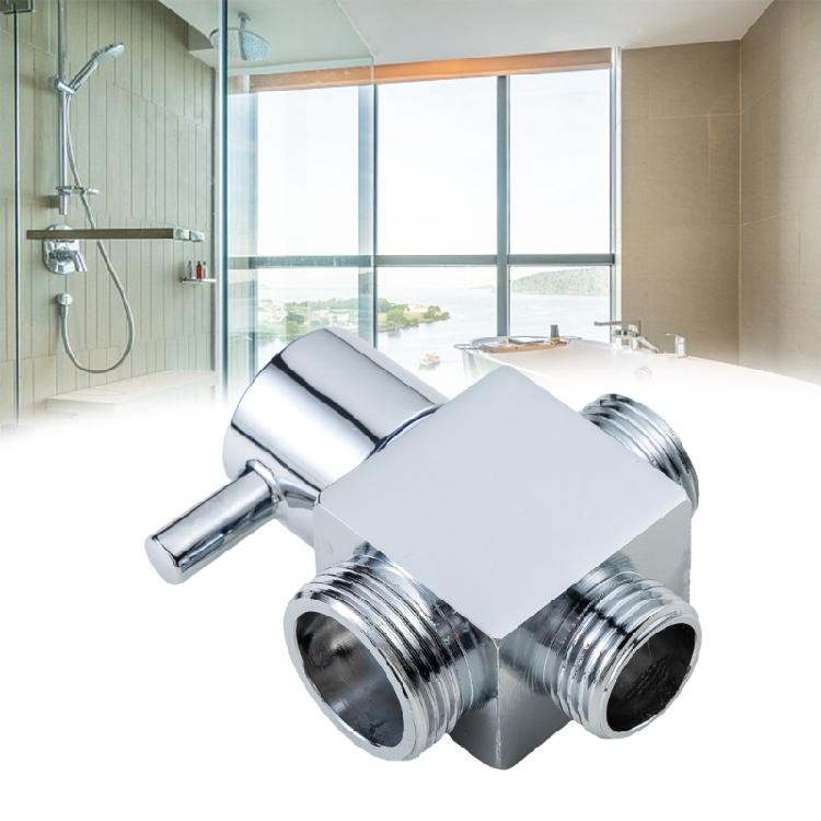 Shower Valves Splitters Quick Switches Mechanism with Universal Connection Designs Bathroom Shower Diverter Valves for Home