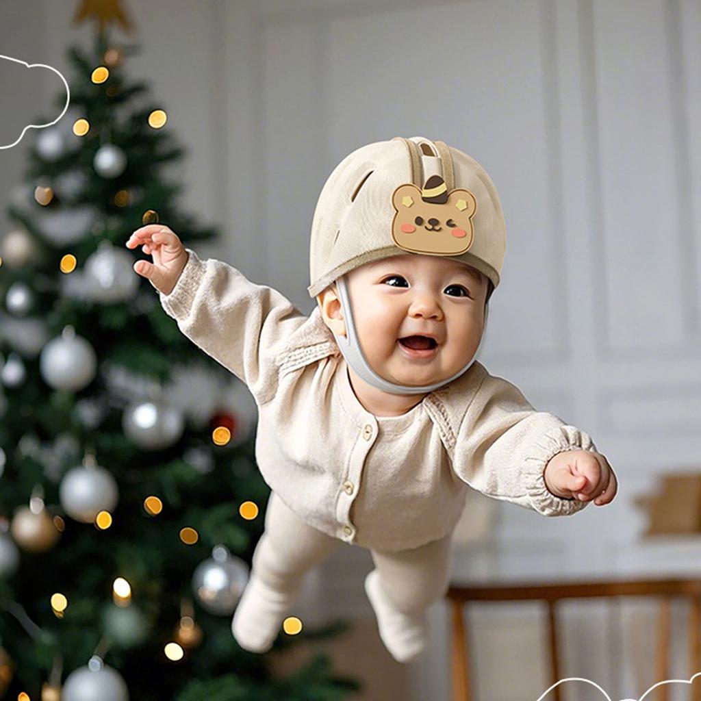 Lightweight Baby Headgear for Indoor and Outdoor Activity Safety Helmets Caps Headwear for Crawling and Playground Fun