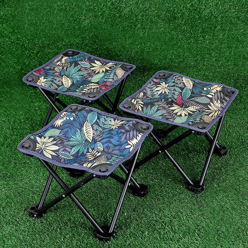 Portable Folding Stool for Outdoor and Travel - Ideal for Fishing, Leisure, and Household Use