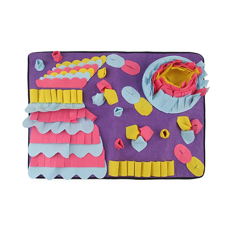 Pet Snuffle Mat Dog Sniffing Training Blanket Pads Dog Mat Relieve Stress Nosework Puzzle Toy Pet Nose Pad