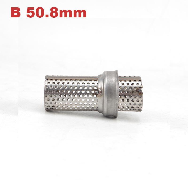 Universal Motorcycle Exhaust DB Killer 51mm 60mm Slip On Catalyst Noise Eliminator for Off-Road Motorbike Use