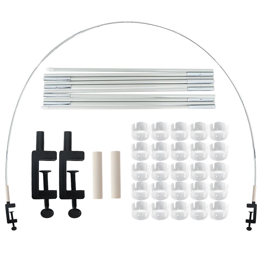 Tisch-Ballonständer: 10-teiliges Fiberglasbogen-Set