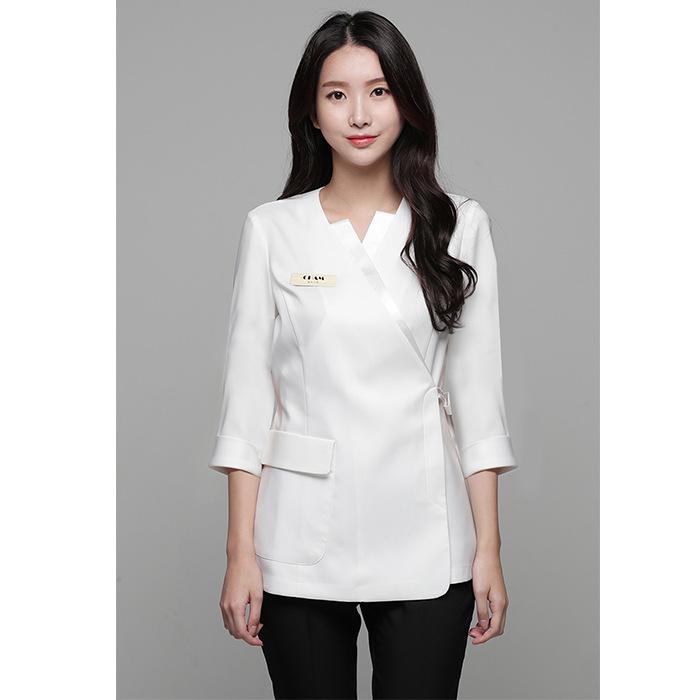 

Женский профессиональный костюм для салона красоты в корейском стиле XXL