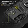 Kickstand Armor Shockproof Phone Case for Samsung A57 A27 A37 A17 A56 A36 A26 A16 A55 A35 A25 A15 A54 A34 A24 A14 A52 A13 A53 A33 S25fe Magnetic Cover