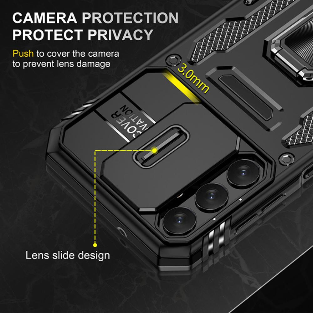 Kickstand Armor Shockproof Phone Case for Samsung A57 A27 A37 A17 A56 A36 A26 A16 A55 A35 A25 A15 A54 A34 A24 A14 A52 A13 A53 A33 S25fe Magnetic Cover
