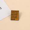 Snarky Motivational Enamel Pins Set Humorous Quote Brooches Self-Love Fandom Lapel Badges Trendy Gift For Friends