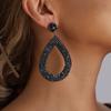 Dark Sexy Spice Girl Wind Earrings Earrings Light Luxury Temperament Versatile Exaggerated Diamond Earrings