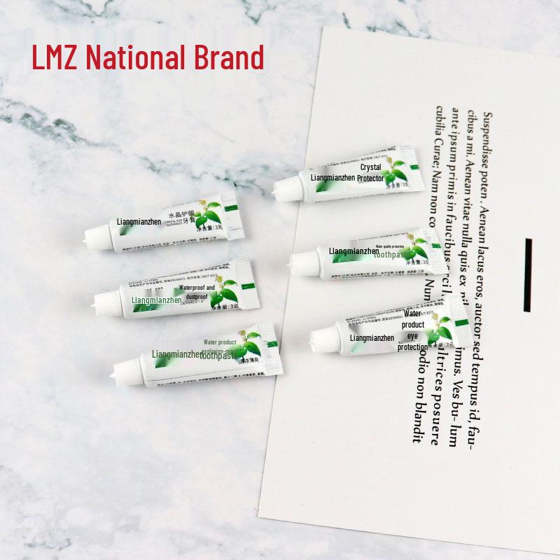 Disposable 3g Toothpaste for Gum Protection with Lid - Ideal for Bath Travel, Hotel, Guest House