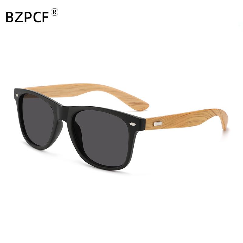 

Cycling sunglasses large frame retro bamboo and wood legs Midin sports polarized sunglasses driving driving night market glasses