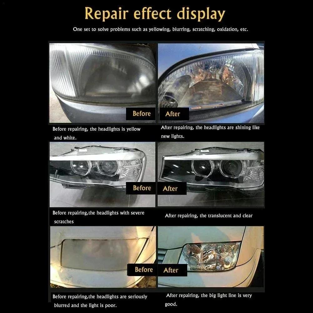 100ml Polish Headlight Chemical Polishing Kit Headlight Liquid Polymer Repair Fluid The Headlights Car Headlight Restoration Kit