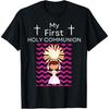 My First Holy Communion 2023 Shirt Kids Girls Catholic T-Shirt