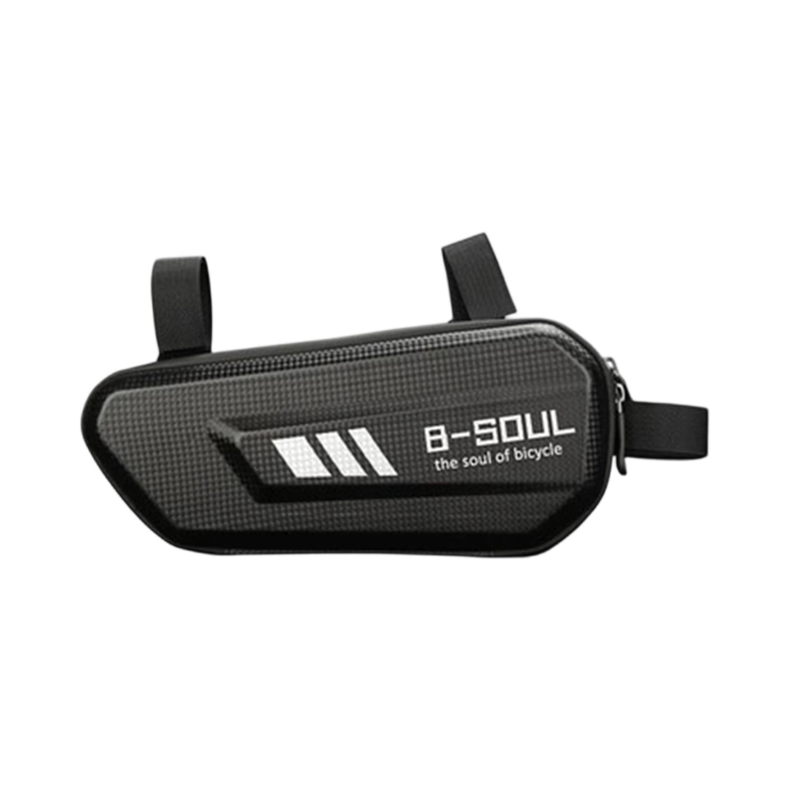 

Front Beam Bag – Hard Upper Tube Tool Bag, Cycling Storage & Travel Bag for Mountain and Road Bikes One Size чёрный