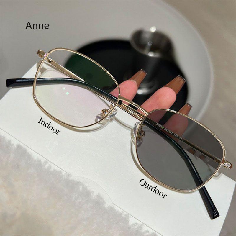 Women  Design Photochromic Sunglasses Retro Optical Spectacle Eyeglasses Vintage Anti Blue Light Blocking Computer Glasses