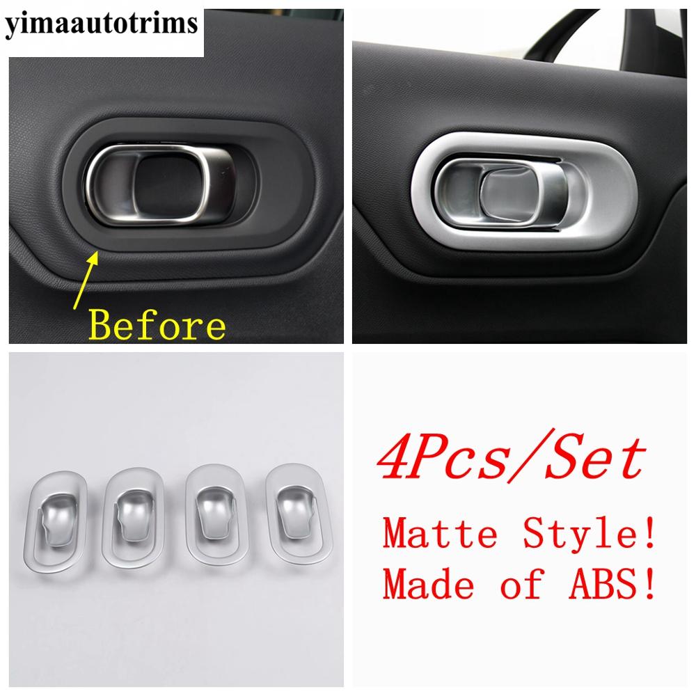 Steering Wheel / A Pillar / Gear Shift Knob Handle Bowl Cover Trim For Citroen C5 Aircross 2018 - 2024 ABS Interior Accessories