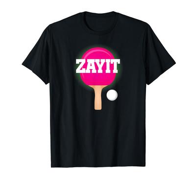 Zayit Name Girls Table Tennis Ping Pong Game Racket Sports T-Shirt