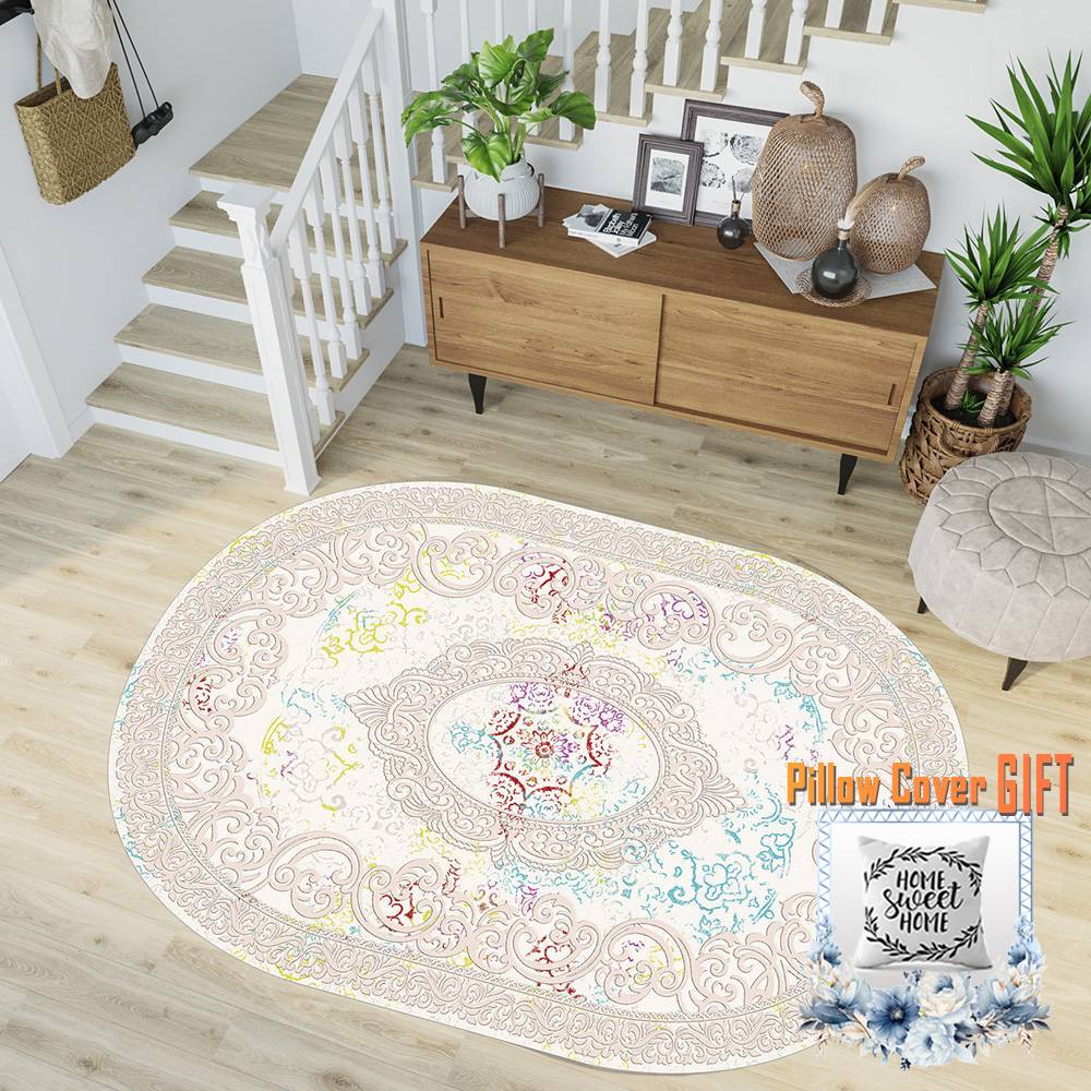 

Mosimoso Home RC1737 Ковер с кожаной подошвой и цифровой печатью