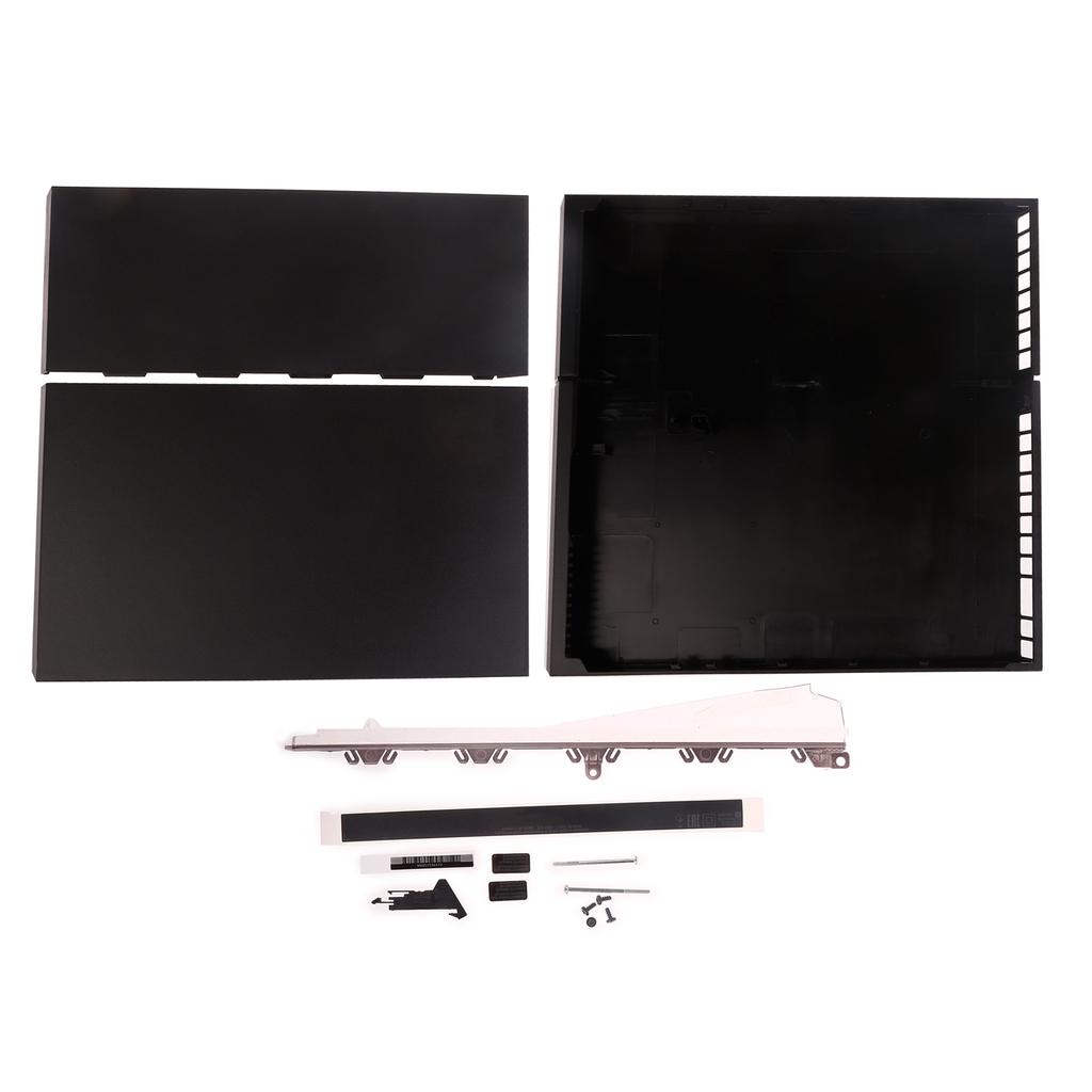 Game Machine Case Solid Color Shell Game Console Replacement Full Cover Housing for PS4 1200 Game Accessories Black