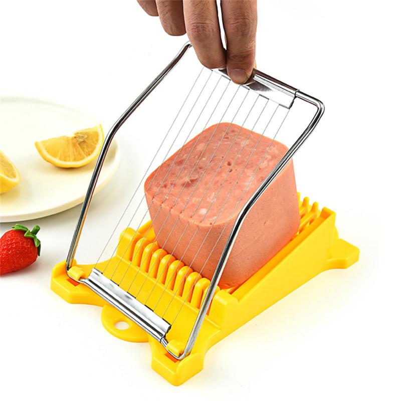 Luncheon Meat Slicer Multifunctional Stainless Steel Ham Fruit Vegetables Egg Cheese Slicers Household Kitchen Cutting Gadgets
