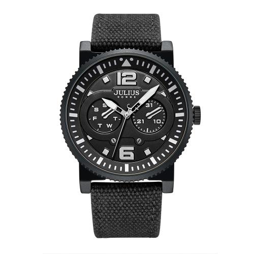 

[JULIUS] JULIUS Circle Men s Fabric Watch JAH-115 D