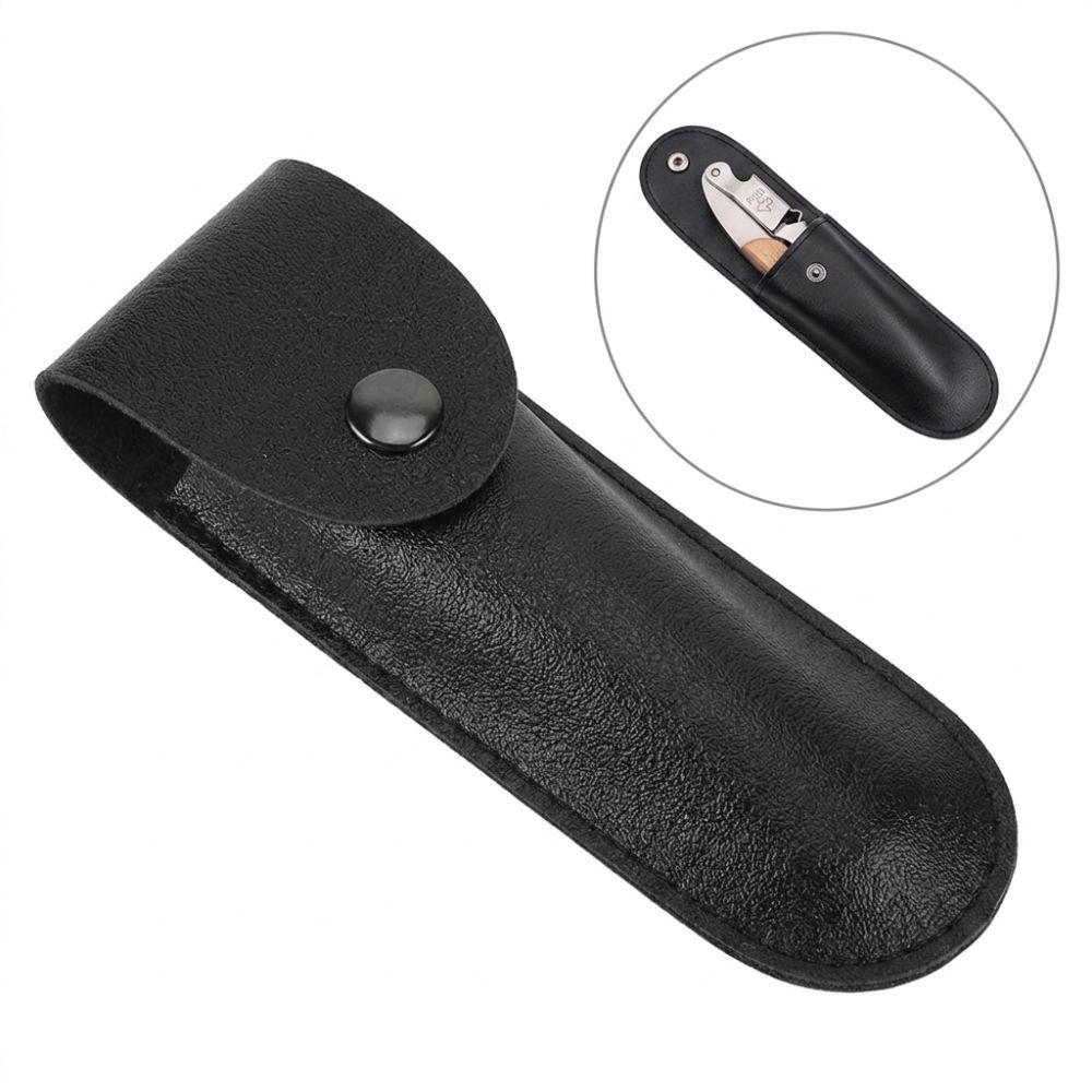 Beutel Design Weinwerkzeug Beutel PU Leder Flaschenöffner Hülle Flaschenöffner Lederetui Zuhause