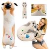 Long Soft Cat Pillow Stuffed Plush Toys Office Dog Pillow Home Comfort Gift