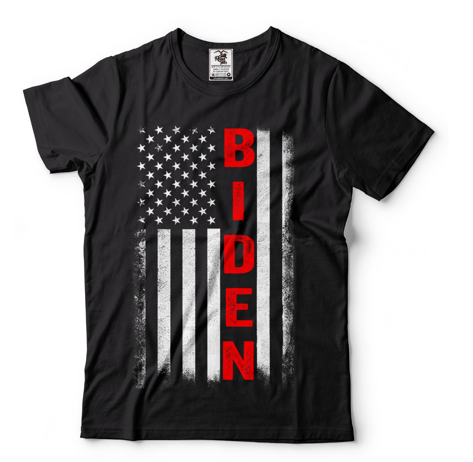 Joe Biden Democratic Party T-shirt US Flag Biden Harris Flag Mens T-shirt XL