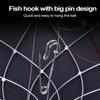 Fishing Net Cage Automatic Open Closing Wire Fish Crab Trap Net Outdoor Fishing Accessories